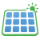ikona panelu průhledná zelená 40x40